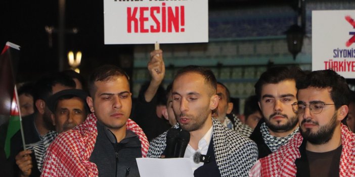 Saadet Partisi: 'Katliama ortak olma' basın açıklamasını düzenledi