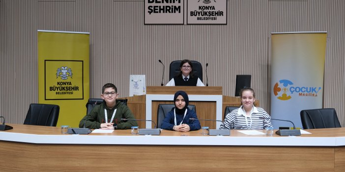 Konya'da çocuk meclisi düzenlendi