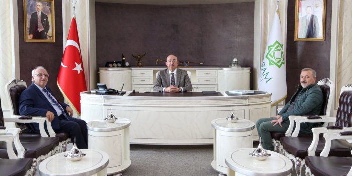 Konya Tabip Odası, Mustafa Kavuş’u ziyaret etti