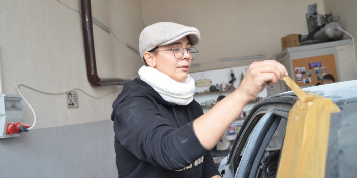 Tuna baba mesleği ile Konya'da oto boyama sektöründe birinci olacak