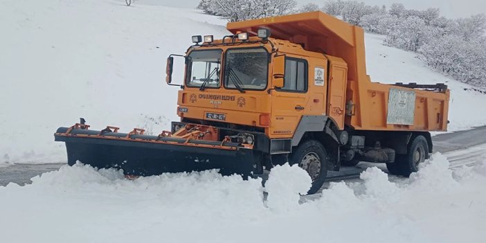 Konya'nın ilçelerine beyaz bereket yağdı Büyükşehir teyakkuzda