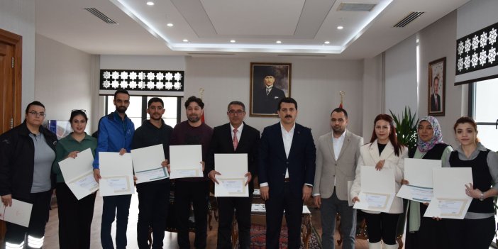 Karapınar'da Örnek Projeye Başarı Belgesi