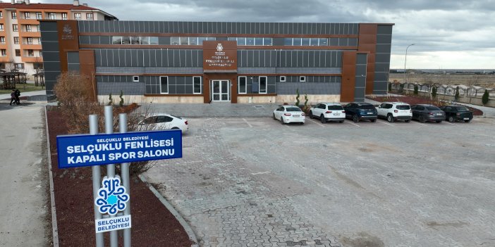 Selçuklu Fen Lisesi kapalı spor salonu tamamlandı