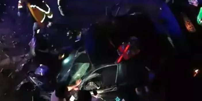 D-100 kara yolunda çarpışma. 1 ölü 1 yaralı