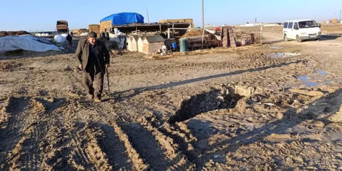 Konya'da yerleşim yeri yanında 'obruk' tedirginliği