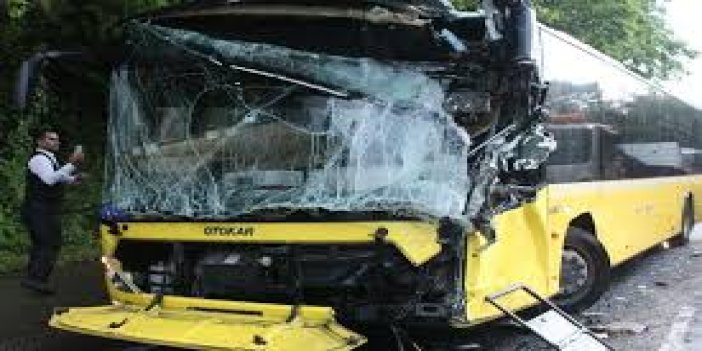 İstanbul'da İETT otobüsü kontrolden çıktı.