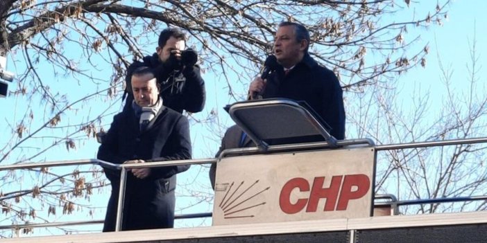 Başkanı Özel, Kars'ta konuştu.