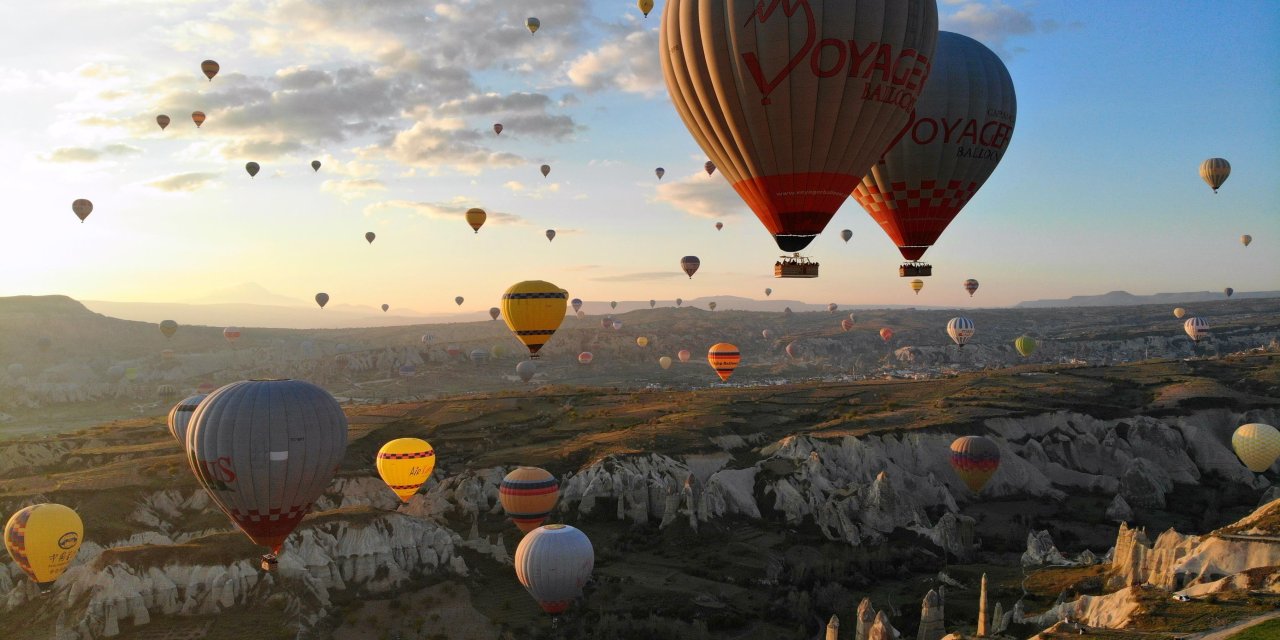 Türkiye sıcak hava balonculuğunda zirvede