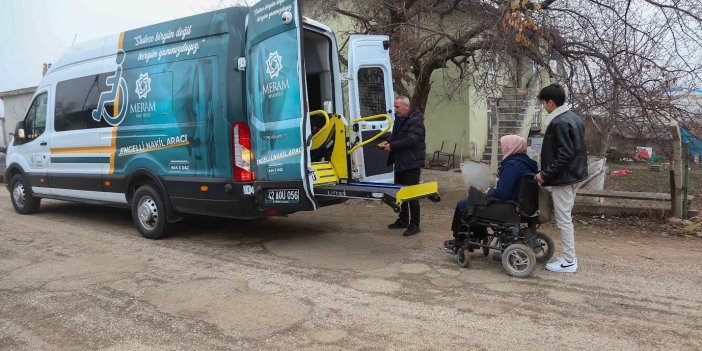 Meram Belediyesi'nden Engellilere Özel Hizmet