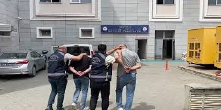 Samsun'da uyuşturucu operasyonunda 3 zanlı yakalandı