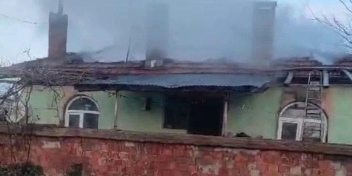 Konya'da evde çıkan yangın söndürüldü