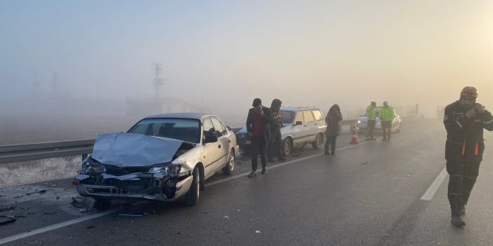 Konya yolunda zincirleme kaza: Yaralılar var