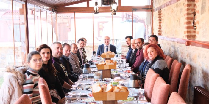 Başkan Köksal Yerel Basın Eemekçileriyle Bir Araya Geldi