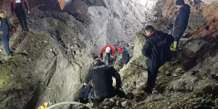 Su kuyusu açmak isteyen 2 vatandaşı toprak bastı