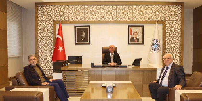 Konya Tabip Odası, Başkanı Pekyatırmacı’yı ziyaret etti