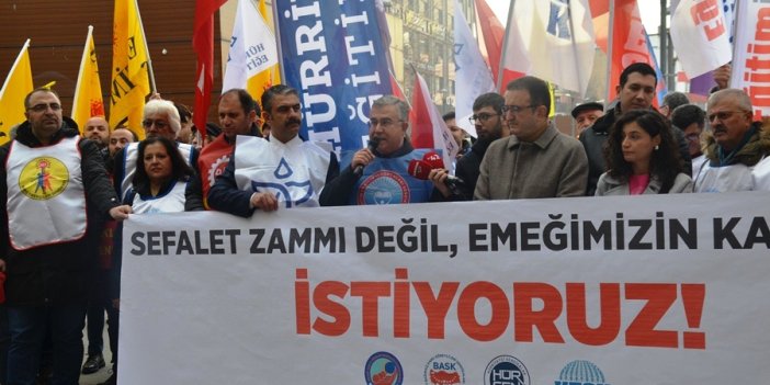 Konya’daki sendikalarda maaş zammına ortak tepki