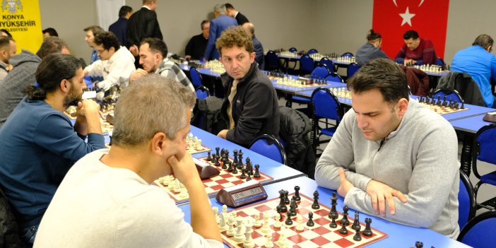 Konya'da kurumlararası satranç turnuvası düzenlendi