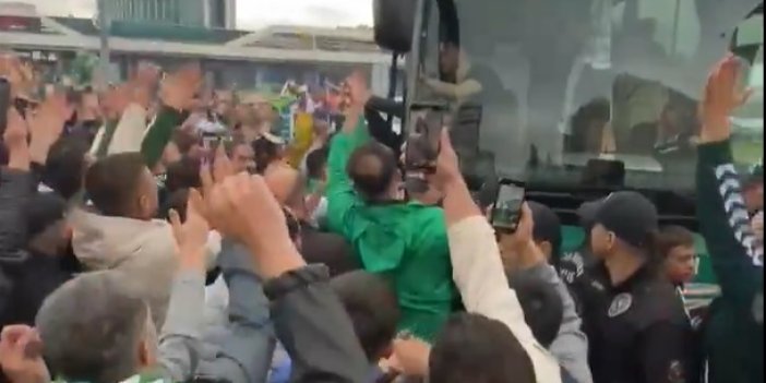 Taraftardan Konyaspor’a coşkulu karşılama