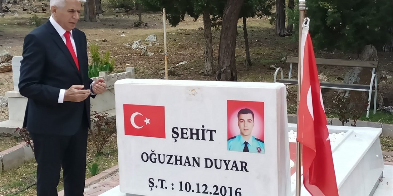 Hüyük'te şehitlikler ziyaret edildi