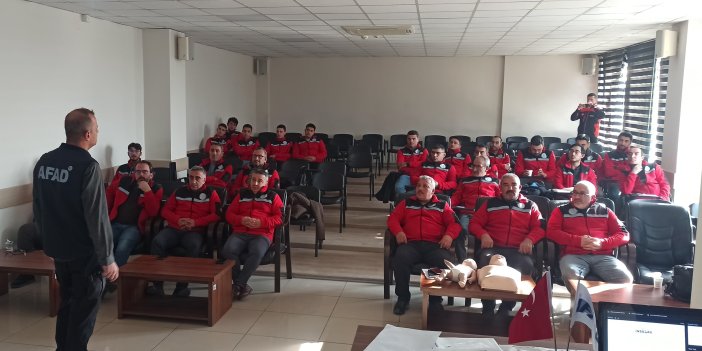 CAN-İLİM-DER bünyesindeki birim,  AFAD eğitimine katıldı