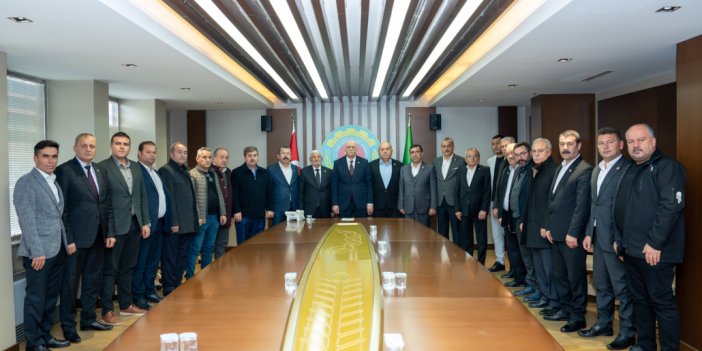 Bayraktar, Konya Ziraat Odaları Başkanlarını kabul etti