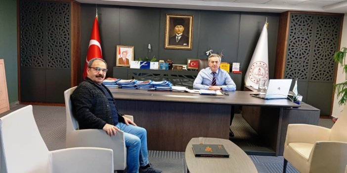 İşcan'dan Milli Eğitim  İl Müdürü Yiğit’e ziyaret