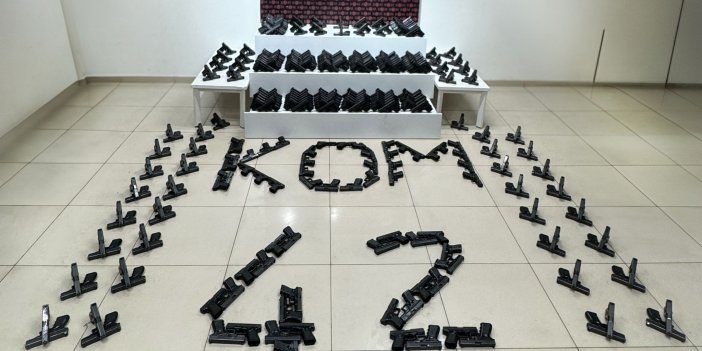 Konya Polisi’nden kaçak silah operasyonu