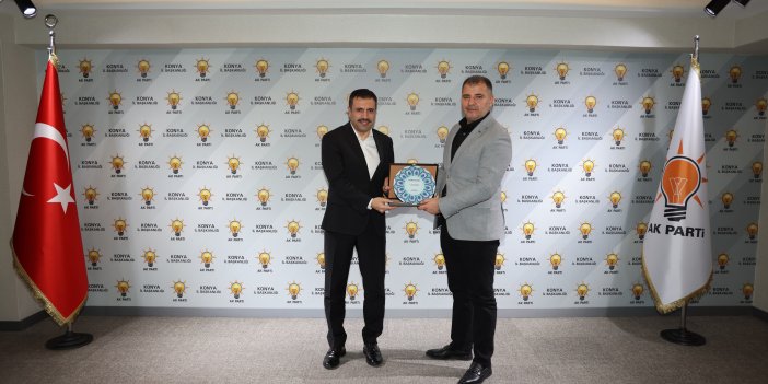 KONYAGİAD'dan Başkanı Özgökçen'e hayırlı olsun ziyareti