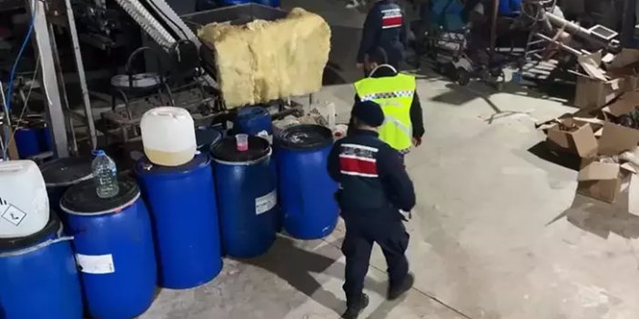 Sahte deterjan imalathanesine operasyon