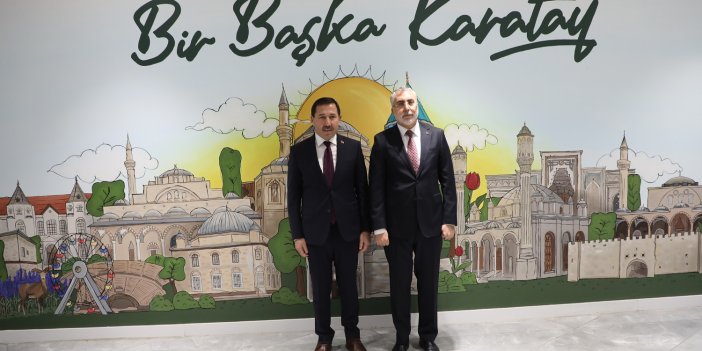 Bakan Işıkhan Karatay Belediyesi’ni ziyaret etti
