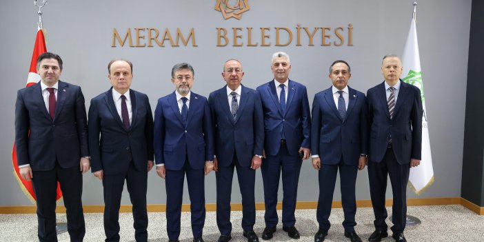 Meram iki bakanı birden ağırladı