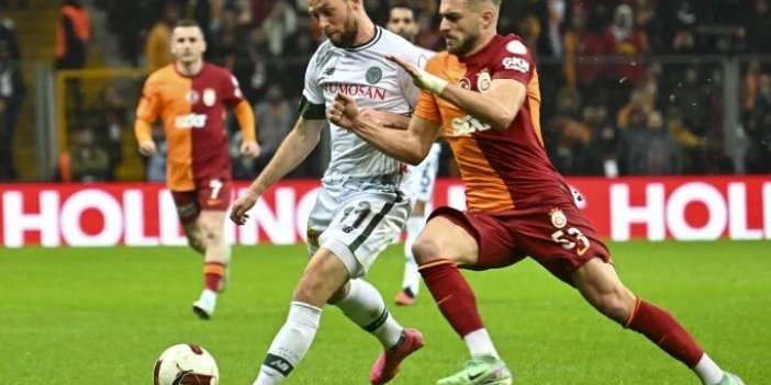 Galatasaray-Konyaspor maçında sarı kart sınırında