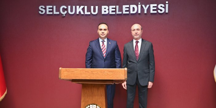 Bakanı Kacır Selçuklu Belediyesi’ni ziyaret etti