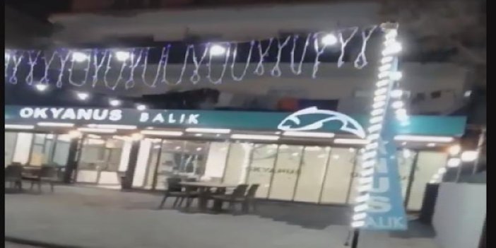 Konya'da 4 katlı bina çökmeden önce zemindeki restoranda fayanslar düşmeye başlamış