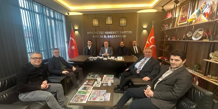 5. Bölge Konya Eczacı Odası’ndan CHP ve MHP’ye ziyaret