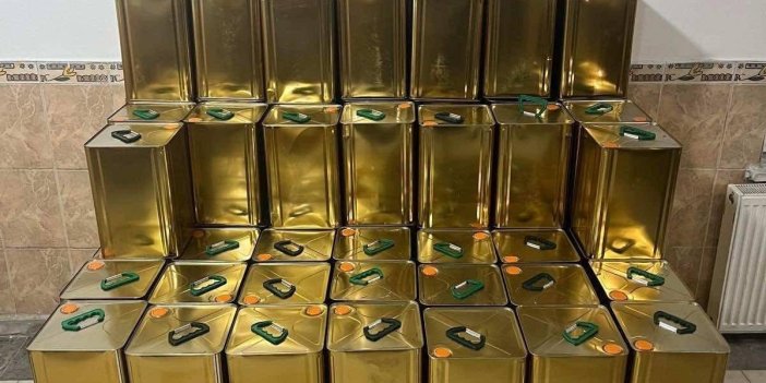 Konya'da sahte zeytinyağı ele geçirildi