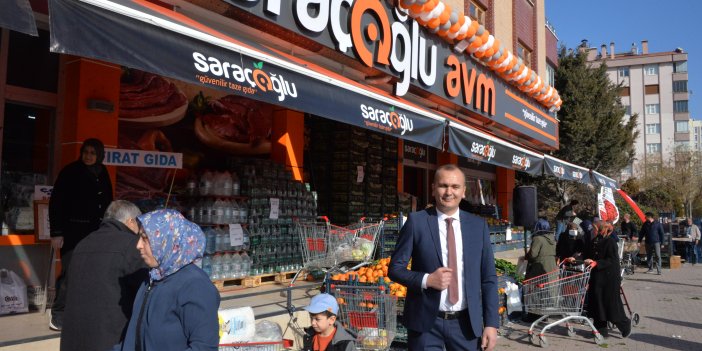 Saraçoğlu AVM'nin yeni şubesi dualarla açıldı