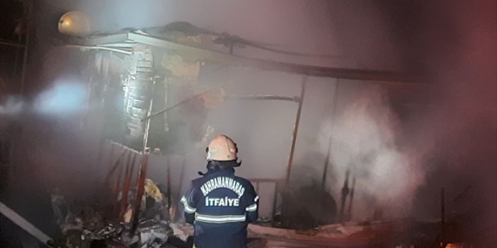 Kahramanmaraş'ta prefabrik evde çıkan yangında 1 kişi öldü, 4 kişi yaralandı