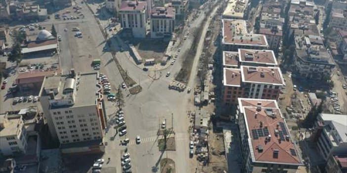 Üzerinden 2 yıl geçen depremlerin merkez üssü Kahramanmaraş havadan görüntülendi