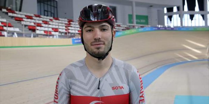 Milli bisikletçi Ramazan Yılmaz, UCI Pist Bisikleti Uluslar Kupası'na hazırlanıyor