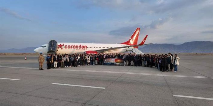 Şırnaklı 513 öğrenci Corendon Airlines ile Çanakkale'ye yolculuk yapacak