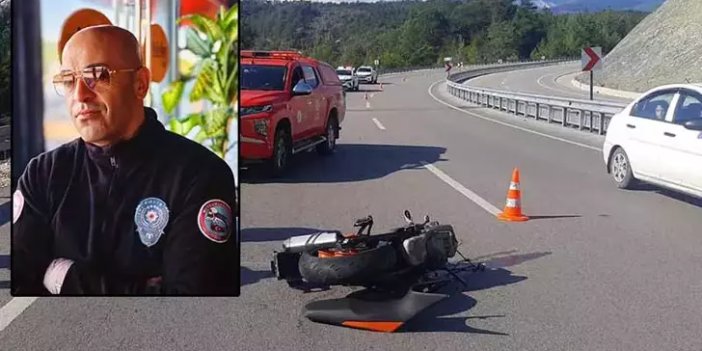 Polis memuru, motosiklet kazasında hayatını yitirdi