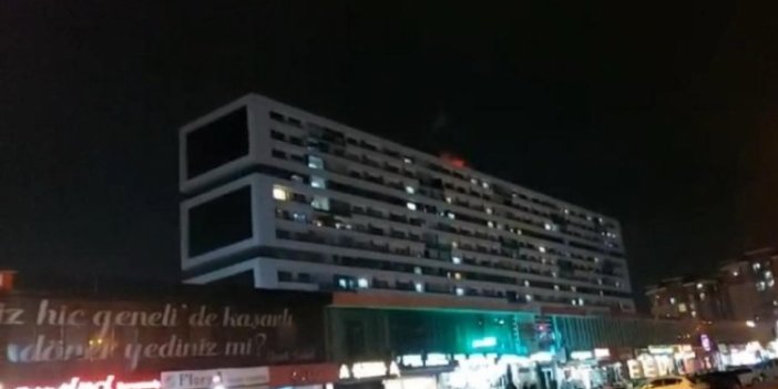 Konya'da korkutan yangın! Sitedekiler tahliye edildi