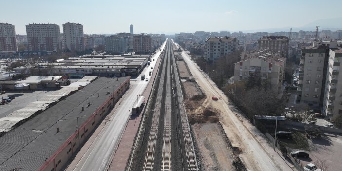 KONYARAY Banliyö Hattı’nın birinci etabı 23 kilometreye yükseldi