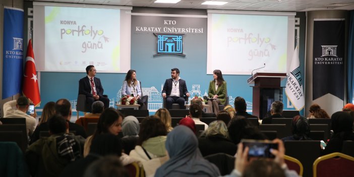 Karatay Üniversitesi'nde "Konya Portfolyo Günleri" düzenlendi