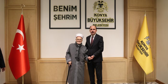 Mescid-i Aksa İmam Hatibi Şeyh İkrime Sabri, Başkan Altay'ı ziyaret etti