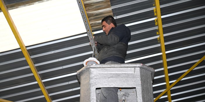 Seydişehir Pazaryeri aydınlatması yenilendi