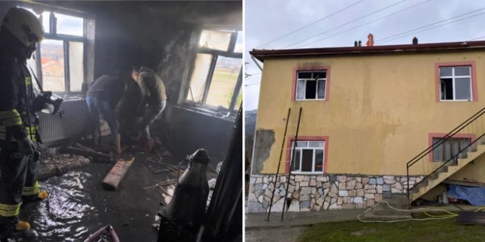 Konya'da evde çıkan yangın söndürüldü