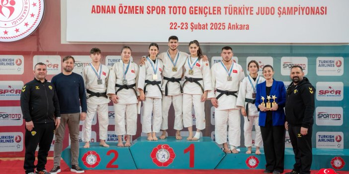 Konya Büyükşehir, Gençler Türkiye Judo Şampiyonası’nda önemli bir başarıya imza attı