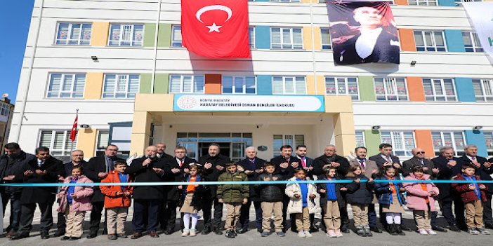 Konya'da yeni İlkokul eğitime açıldı